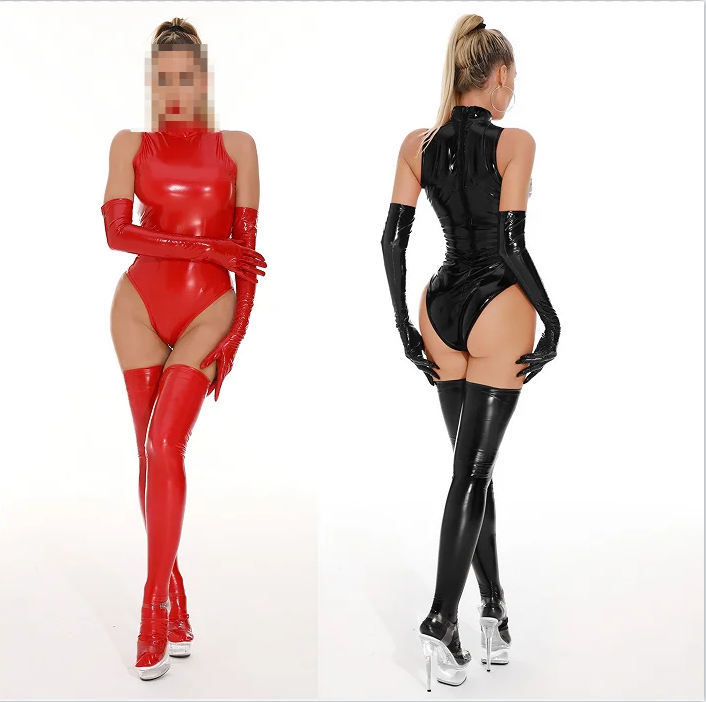 Sleeveless Jumpsuit - Catsuit sexy fatto a mano in