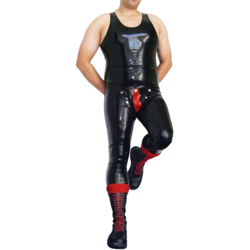 Sleeveless Jumpsuit - Catsuit con gilet in lattice senza