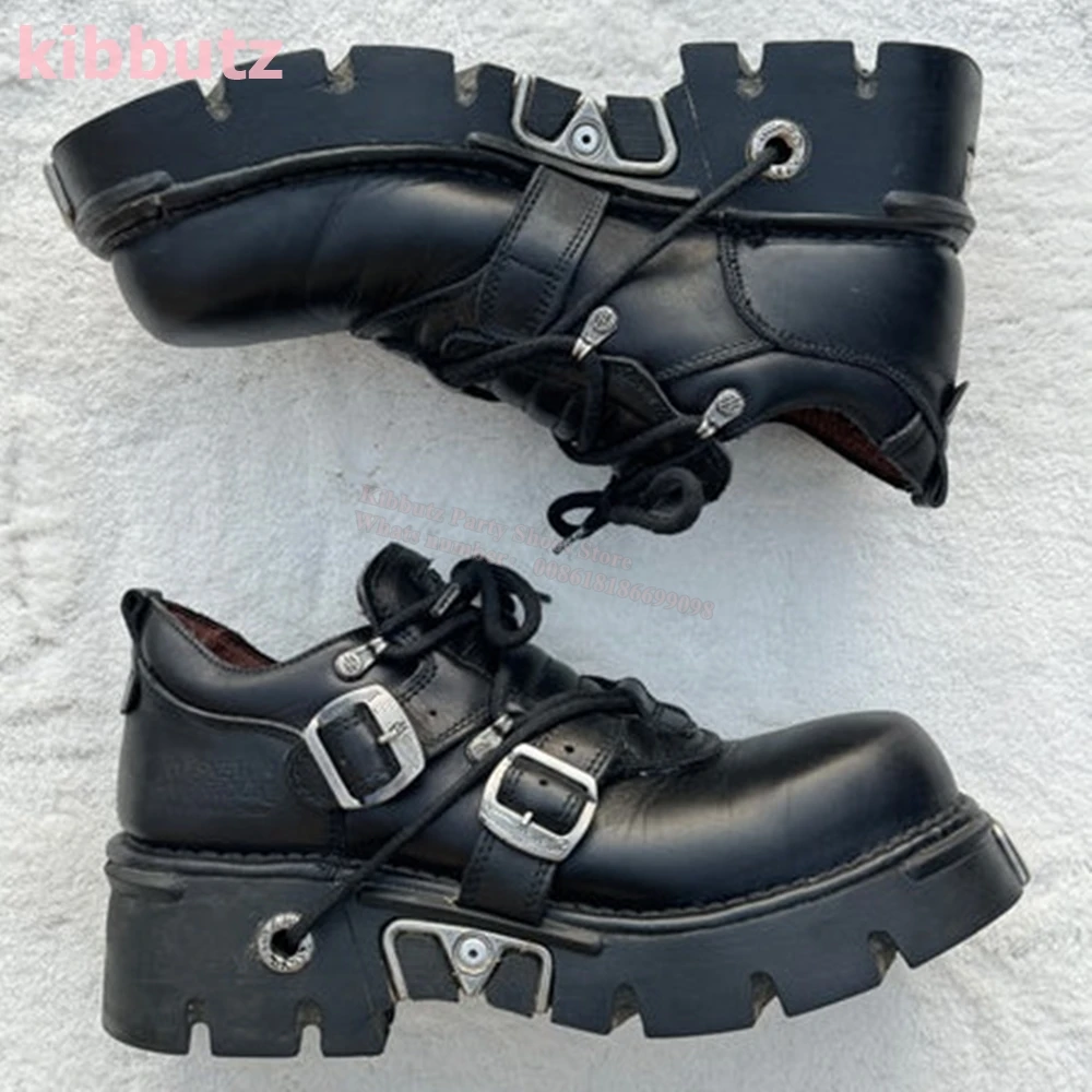 Sneakers Fashion Women - Scarpe da ginnastica punk con plateau