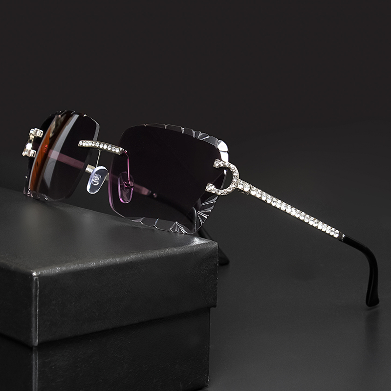 Women'S Fashion Eyeglass Frames - Occhiali da Sole Quadrati Senza Montatura