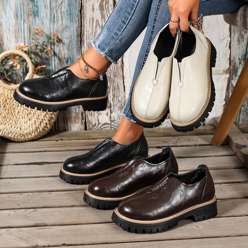 Women'S Fashion Walking Shoes - Scarpe da Donna in Stile Britannico