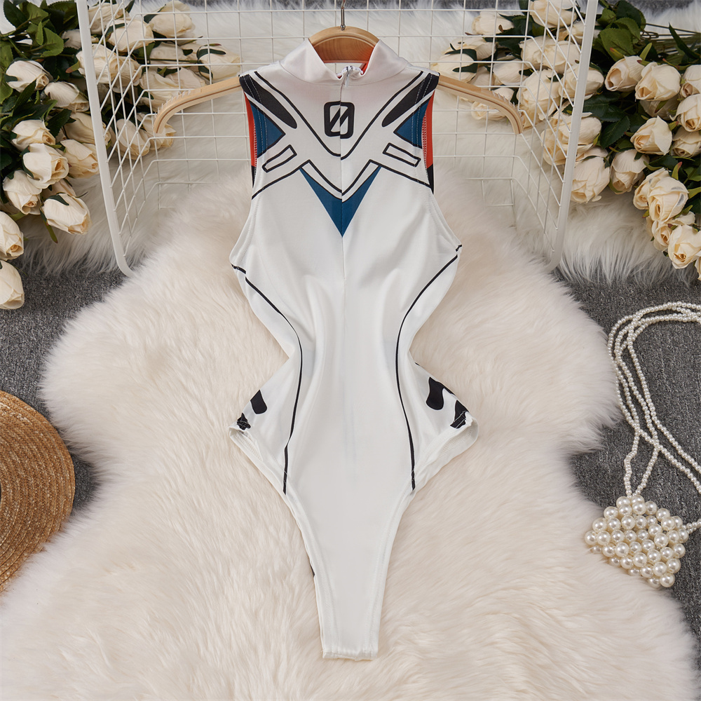 Bianco carino dolce cartone an - Turtleneck Bodysuit recensione e prezzo
