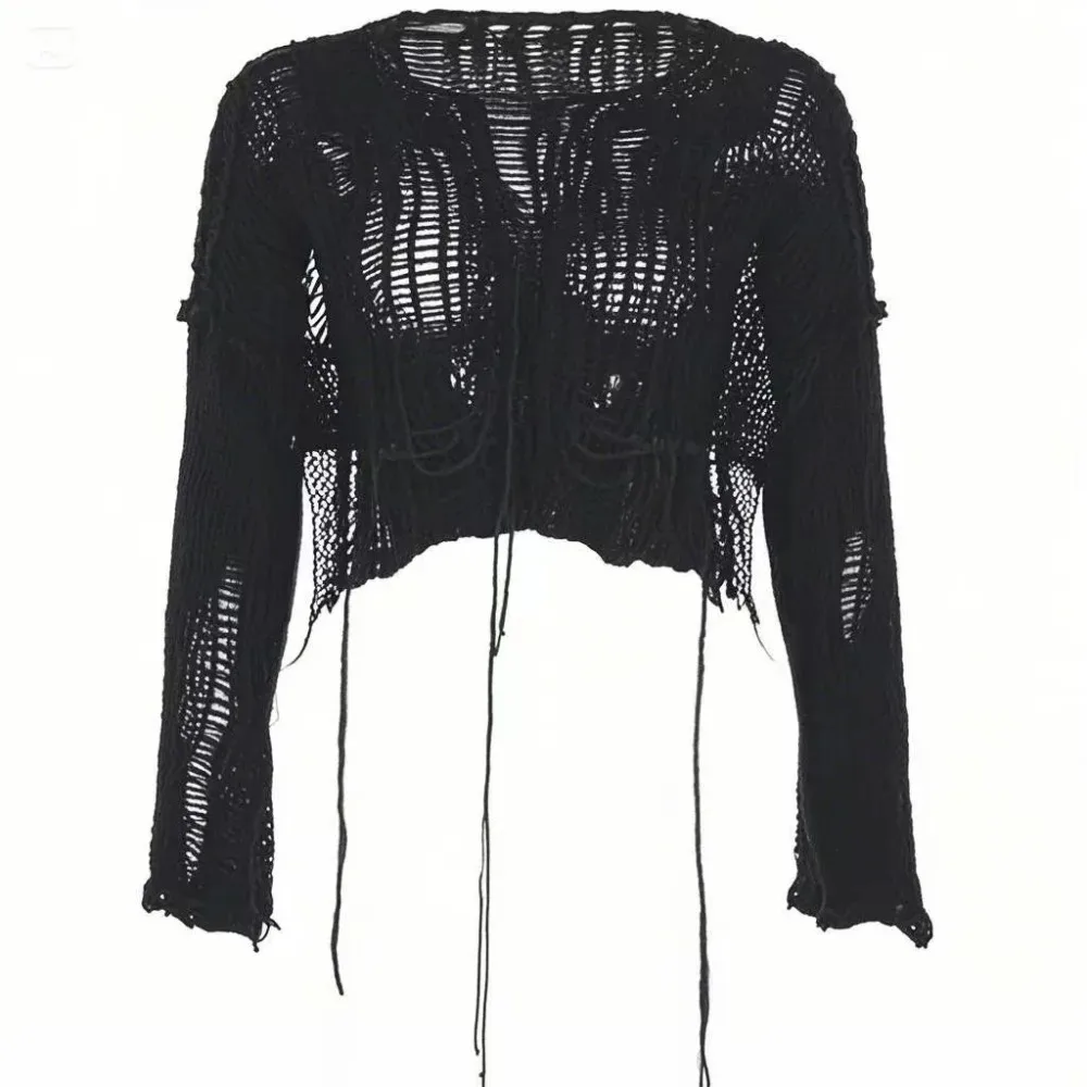 Maglione Corto con Fori Sexy G - Women'S Fashion Knitwear recensione e prezzo