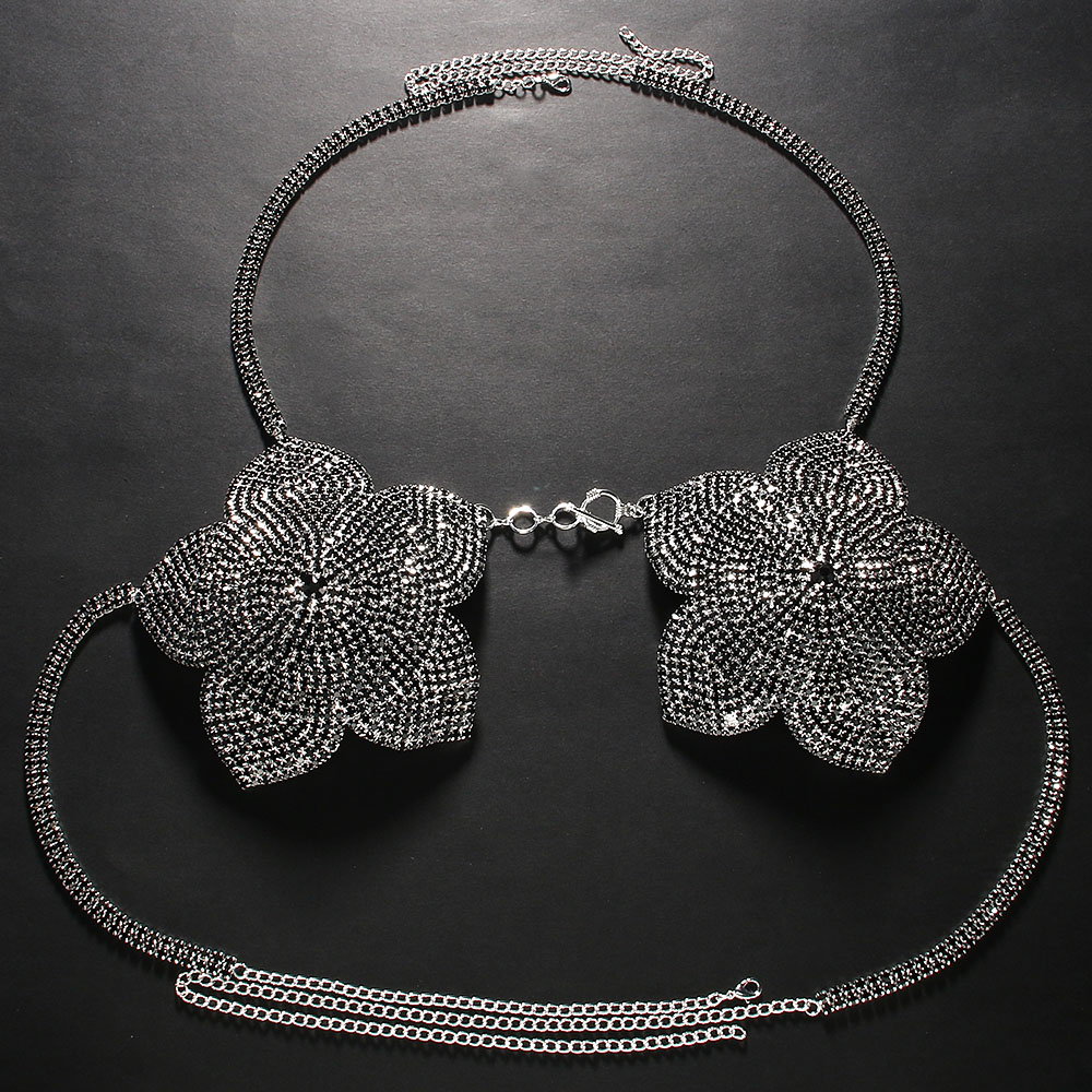 Stonefans Black Crystal Flower - Women'S Fashion Harness recensione e prezzo