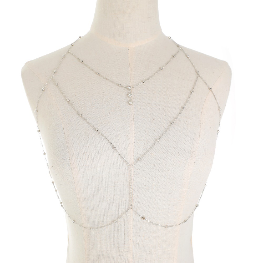 Sexy Crystal Chest Chain Harne - Women'S Fashion Harness recensione e prezzo