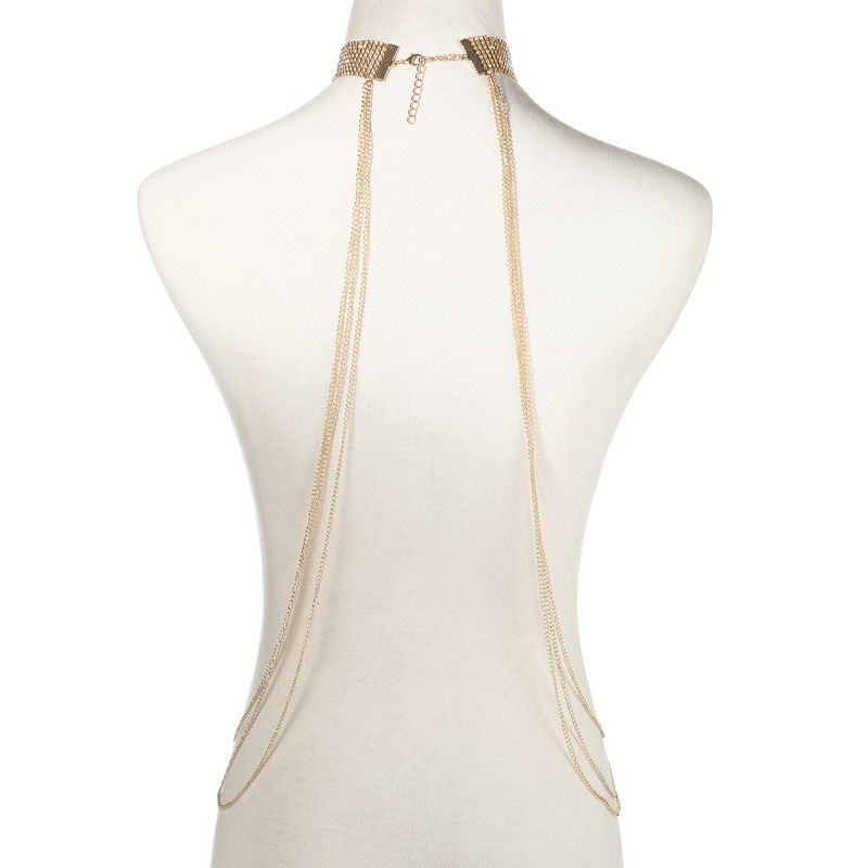 Catena per il corpo color oro  - Women'S Fashion Harness recensione e prezzo