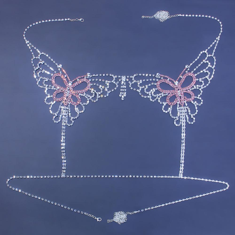 Sexy farfalla strass catena co - Women'S Fashion Harness recensione e prezzo