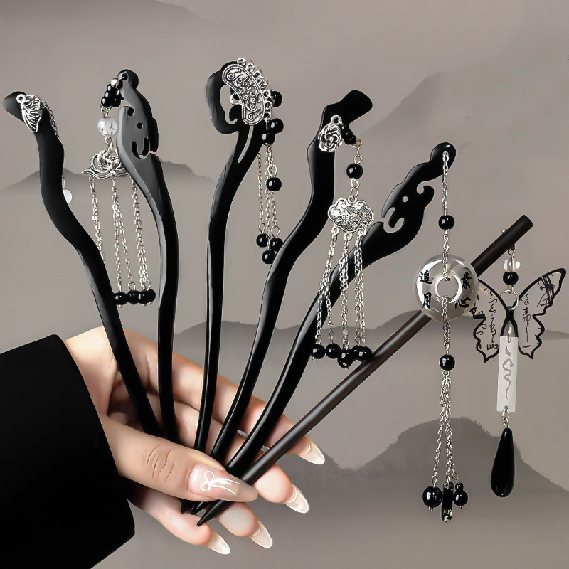 1pc stile antico cinese pittur - Women Fashion Hair Style recensione e prezzo