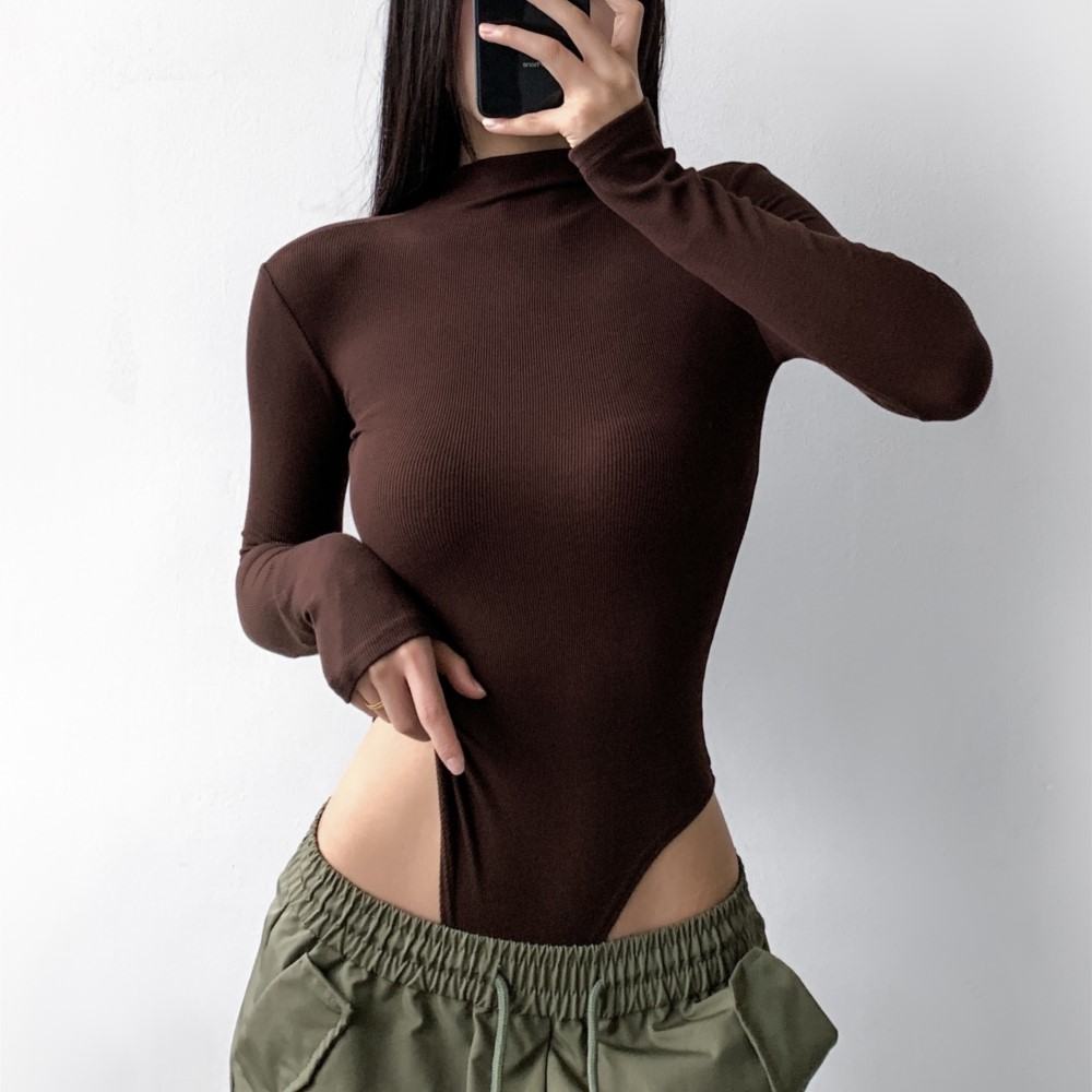 Tuta Corta da Donna in 4 Color - Turtleneck Bodysuit recensione e prezzo